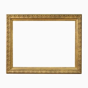 Cornice vintage in legno dorato, 1960