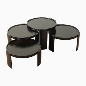 Modell 783 Satztische von Gianfranco Frattini für Cassina, 1960er, 4 . Set