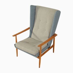 Two-Toned Wing Chair, 1950s