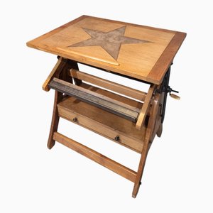 Antique Drafting Table, 1890s