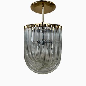 Lampadario vintage in vetro di Murano