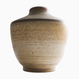 Handgefertigte Mid-Century Vase aus Keramik von Arthur Andersson für Wallåkra, Schweden