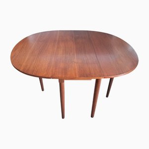 Mid-Century Drop Leaf Gate Leg Esstisch aus Teak von G-Plan, 1970er