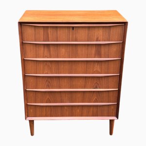 Commode à Tiroirs en Teck, 1950s-60s