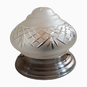 Art Deco Cut Glass Ceiling Lamp