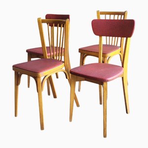 Chaises de Baumann, 1950s, Set de 4