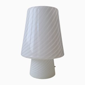 Lampada da tavolo Swirl in vetro di Murano, anni '70