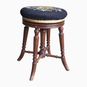 Napoleon III Piano Stool, 19th Century