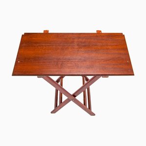 Mid-Century Modern Danish Shelving System Bookcase in Teak and Brass, 1960s
