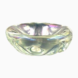Scodella in vetro di Murano iridescente di Barovier, anni '40
