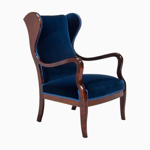 Silla danesa Mid-Century moderna de Frits Henningsen, años 50