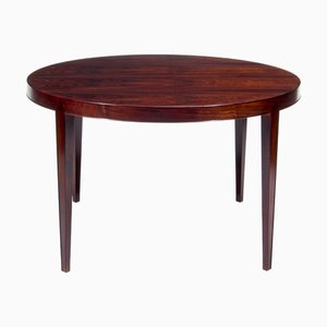 Mesa de comedor danesa de palisandro de Severin Hansen, años 60. Juego de 3