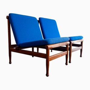 Model 501 Lounge Chairs by Kai Lyngfeldt Larsen for Søborg Møbler, Denmark, 1950s, Set of 2