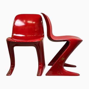 Sedie Z di Ernst Moeckl, anni '70, set di 2