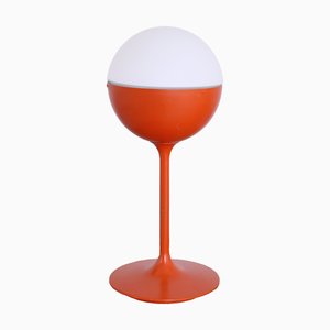 Orangefarbene Pop Art Tischlampe von Egon Hillebrand für Hillebrand, 1970er