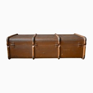 Large Bohemian Patinated Chest, 1940s