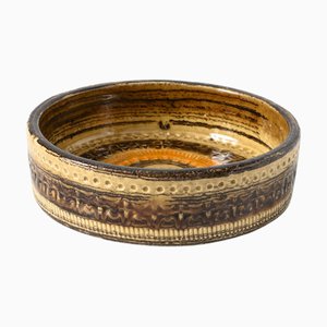 Rimini Sahara Bowl by Aldo Londi for Bitossi, 1960s