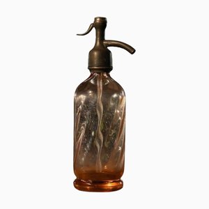 Glass Seltzer Siphon, 1930s-1940s