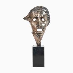 Vintage Tragic Mask by Guido Cacciapuoti, 1930s