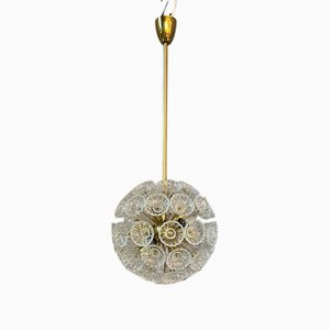 Chandelier Pusteblume from VEB Kristalleuchte Ebersbach