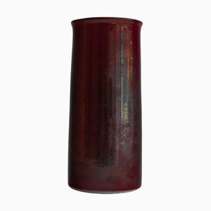 Purple Metallic Glazed Studio Pottery Vase by Meindert Zaalberg, 1920s