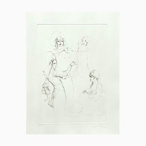 Leonor Fini, Figurative Composition, Lithograph on Arches Paper, 1970s-1980s