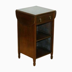 Vintage Hardwood Side Table with Drawer