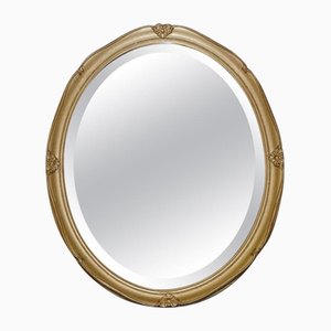 Vintage Oval Gilt Ornate Mirror