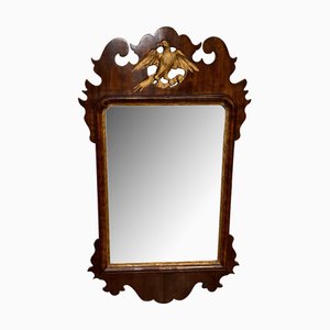 Miroir Géorgien Thomas Chippendale Phoenix en Bois Doré, 1760s
