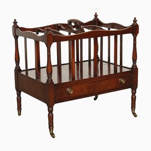Porte-Revues Canterbury Vintage en Acajou
