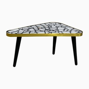 Mesa Kidney vintage con tablero de azulejos