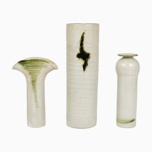 Art Pottery Ceramic Studio Vases by Piet Knepper for Mobach, 1970s, Set of 4