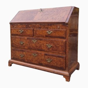 English Flap in Walnut and Elm Burl, 1770s