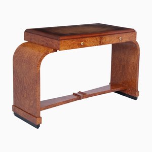 Art Deco French Writing Table in Burr Yew, 1925
