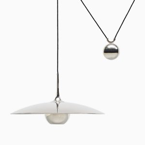 Silver Counterbalance Model Onos 55 Pendant Lamp by Florian Schulz