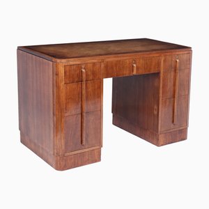 Bureau Art Déco en Noyer, Angleterre, 1925