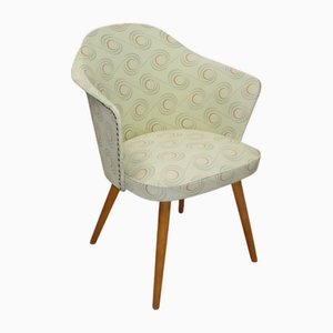 Vintage Cocktailsessel mit typischem Muster, 1950er