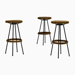 Bar Stools from Rohé Noordwolde, the Netherlands, 1960s, Set of 3