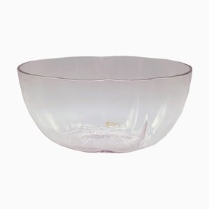 Centro de mesa de cristal de Murano amatista de Gino Cenedese para Cenedese, años 70