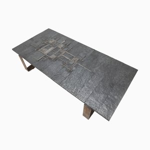 Brutalist Coffee Table by Pia Manu, 1960s