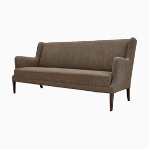 Danish 3-Seater Sofa in Furniture Wool & Teak Wood, 1960s