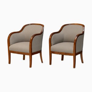 Schwedische Sessel, 1930er, 2er Set