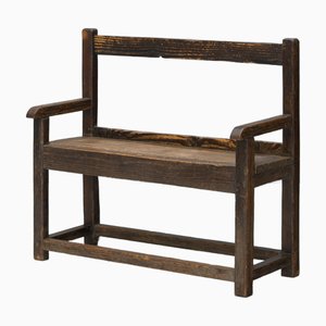 French Pine Bench, 1870s