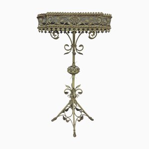 Support pour Plante de Jardin Art Nouveau en Fer Forgé, 1900s