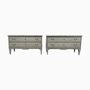 Antike Dänische Kommoden, 2er Set
