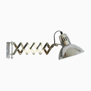 Bauhaus Scheren Wandlampe aus Metall, 1970er