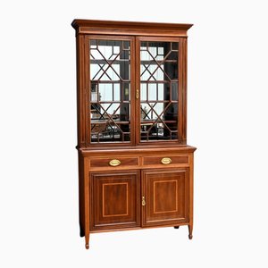 Bücherregal aus Mahagoni im Edwardianischen Stil
