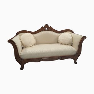 Classical Upholstered Wooden Sofa