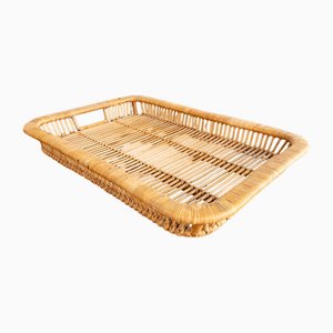 Vintage Rattan Tray from Artek, Finland, 1950s-1960s