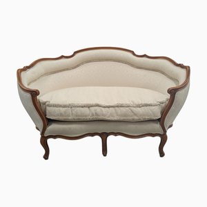 Classical Style Fabric and Wood Sofa